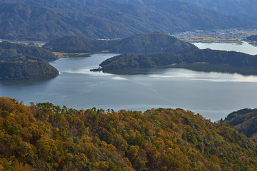 レインボーライン,山頂からの風景