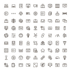 Coding icon set