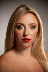 Fototapeta premium Beauty portrait of a blonde young woman