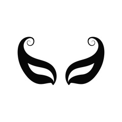 Simple Unique mask Icon Symbol Logo For Business