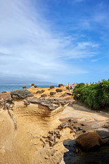 Yehliu Geopark in Taiwan.