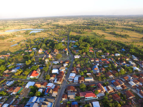 birdview of a small villege