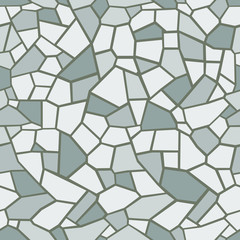 Stone seamless texture. Stone overlay texture. Mosaic tracery texture. Design background. Vector illustration.