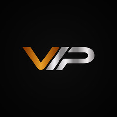 Simple Unique vip Icon Symbol Logo For Business