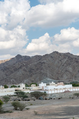 United Arab Emirates mountains view form Wadi Al Qor to Buraq Dam highest place around 800 meters