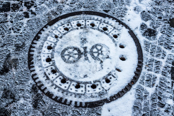 Mainzer Rad im Schnee