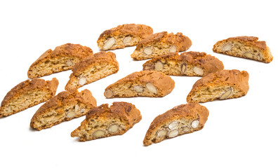 cantuccine with nuts isolated