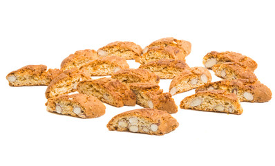 cantuccine with nuts isolated