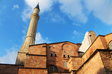 old chimney on the Hagia Sophia roof