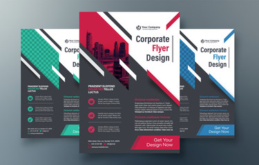 City Background Business Book Cover Design Template