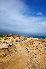 Yehliu Geopark in Taiwan.