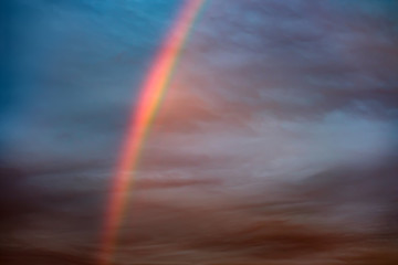 image of a rainbow in the sky