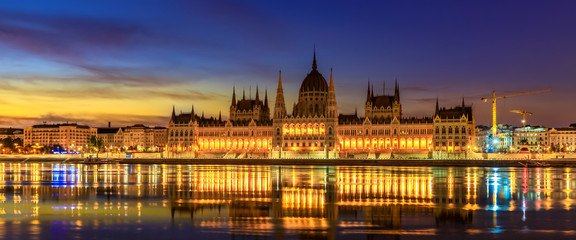 Hungarian Parliament Building (panoramic)