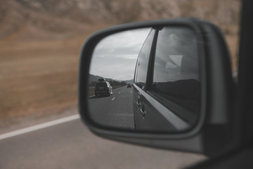 car on the road