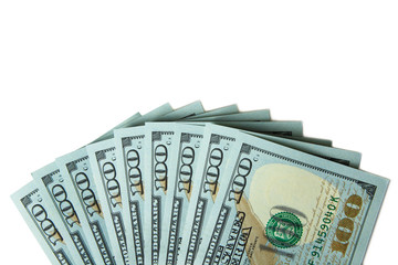 American dollars banknotes