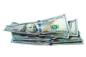 American dollars banknotes