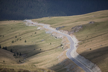 Twisty mountain road