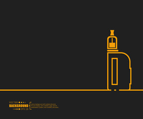 Abstract creative concept vector line draw background for web, mobile app, illustration template design, business infographic, page, brochure, banner, presentation, poster, cover, booklet, document.