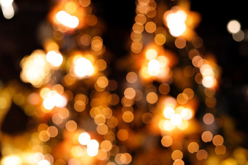 Obraz premium City light bokeh