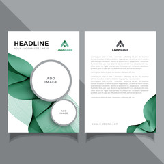 simple elegant brochure template design