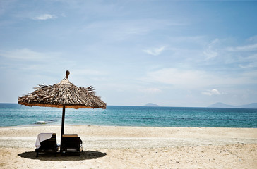 Parasol at the beach 