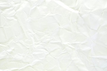 Obraz premium crumpled white paper background or texture