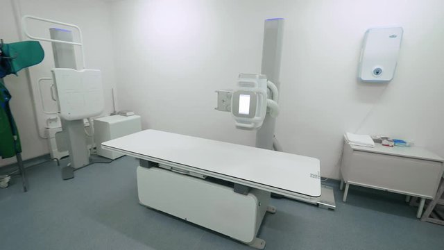 Modern equipment for x-rays examination in surgical department medical hospital