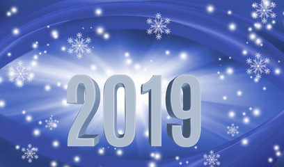 image of festive Christmas card closeup