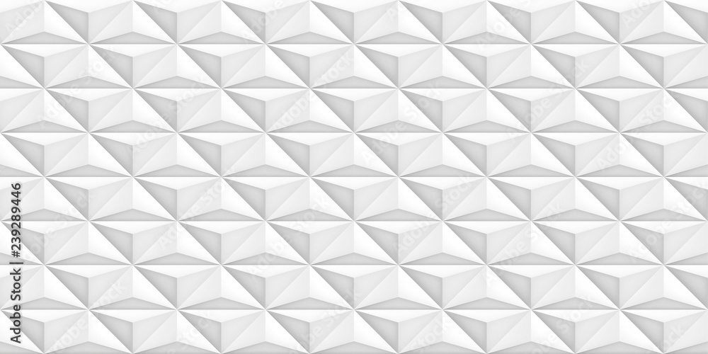 Poster volume realistic vector light texture, geometric seamless tiles pattern, design white background for