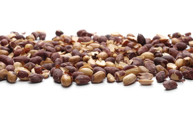 Peanuts isolated on white background