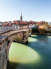 View of Bern old town over the Aare river, Switzerland