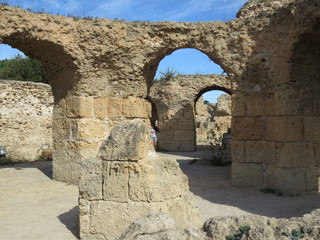 Carthago ruins of capital city of the ancient Carthaginian civilization. UNESCO World Heritage Site.