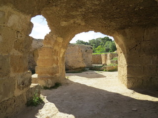 Carthago ruins of capital city of the ancient Carthaginian civilization. UNESCO World Heritage Site.