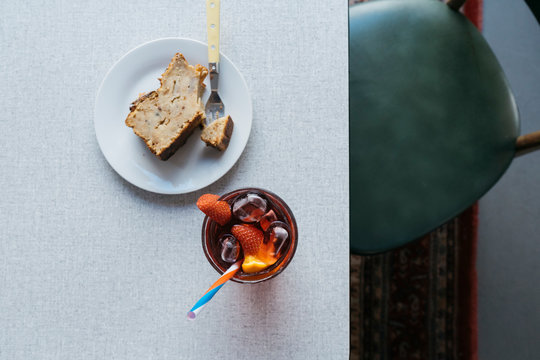 Iced tea, Antwerp, Belgium, May 2017