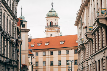 street of mala strana district in prague