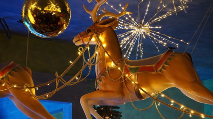 Reindeer toy decoration for a christmas full of joy
