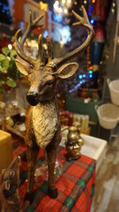 Reindeer toy decoration for a christmas full of joy