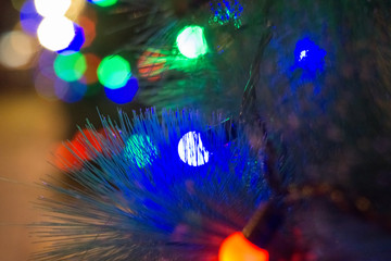  lights on the Christmas tree