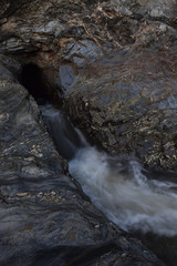 Sea Cave entrance Maenpoth Beach Falmouth Cornwall