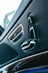 Obraz premium Russia, Moscow - December 12, 2017. Luxury car interior.