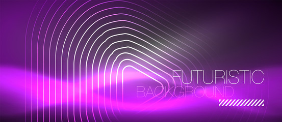 Vector neon color abstract background