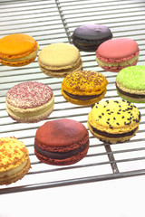 bunte Macarons