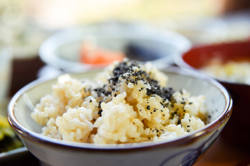 ごま塩玄米ご飯