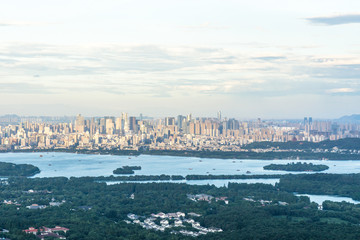 panoramic city skyline