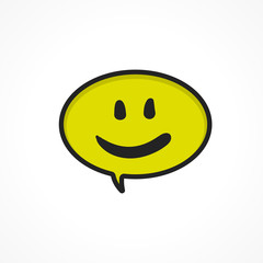 bulle dialogue, smiley