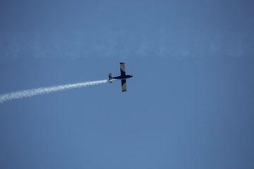 Aerobatics in an air show