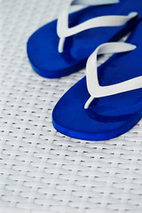 Blue flip flop