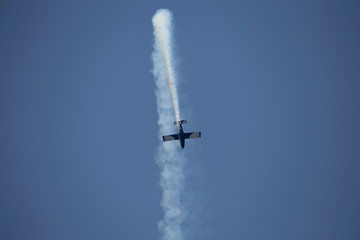 Aerobatics in an air show