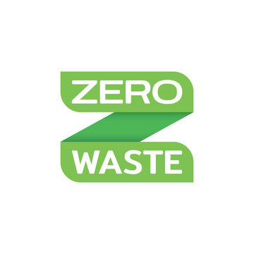 Vector Zero Waste Logo Design Template