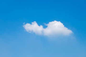 Naklejka na ściany i meble Beautiful clouds with blue sky background, Blue sky and white cloud, tiny clouds.